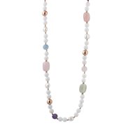 Collier Lelune Femme LELUNE GLAMOUR in Argent Perla LGNK432